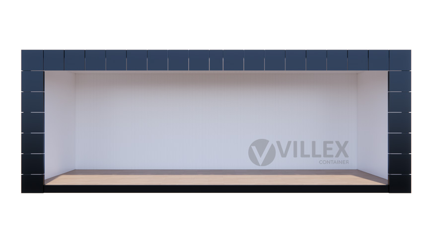 Bürocontainer Villex Mega Block-Line Black 1.0