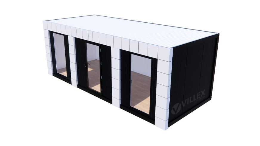 Bürocontainer-Villex-Mega-Block-Line-Grey-1.0-10 Bürocontainer Villex Mega Block Line Grey 1.0