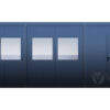 Bürocontainer Villex Mega Cube Doppio Fenster Nero 1.0