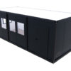 Bürocontainer Villex Mega Cube Doppio Fenster Nero 1.0