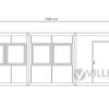 Bürocontainer Villex Mega Cube Doppio Fenster Nero 1.0