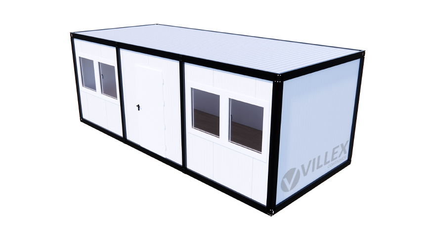 Bürocontainer-Villex-Mega-Cube-Long-Doppio-Blanc-1.0-10 Bürocontainer Villex Mega Cube Long Doppio Blanc 1.0