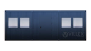 Bürocontainer Villex Mega Cube Long Doppio Nero 1.0