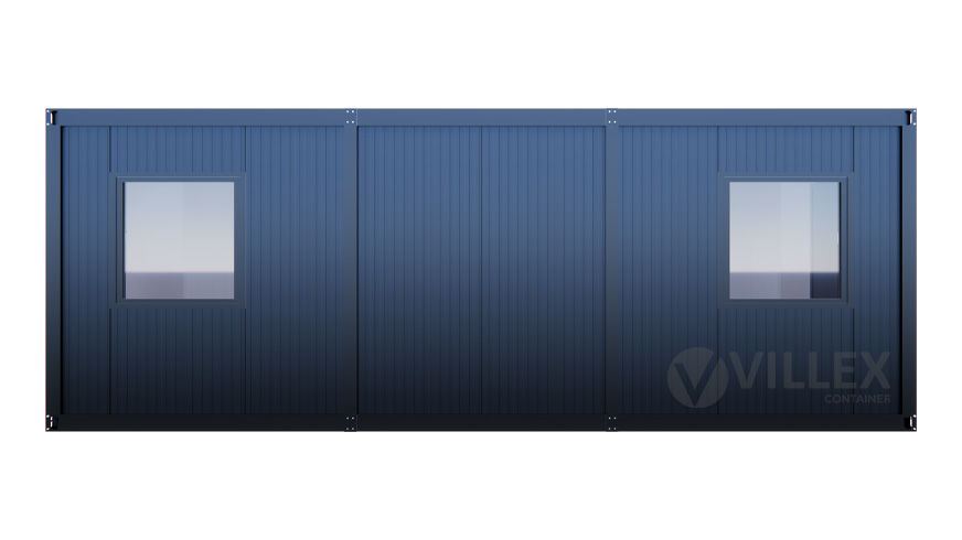 Bürocontainer Villex Mega Cube Nero 2.0