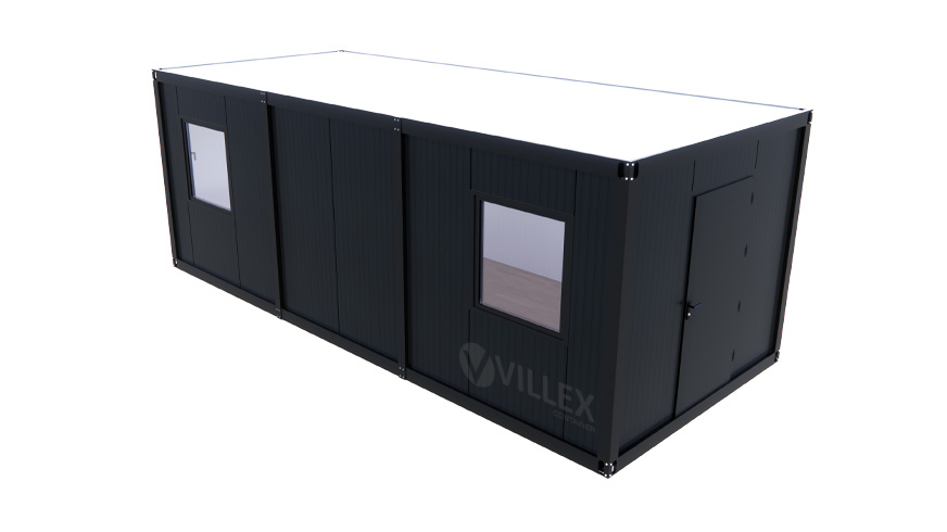 Bürocontainer-Villex-Mega-Cube-Nero-1.0-10 Bürocontainer Villex Mega Cube Nero 2.0