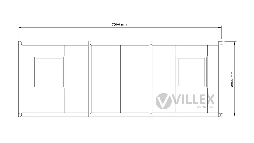 Bürocontainer-Villex-Mega-Cube-Nero-1.0-9 Bürocontainer Villex Mega Cube Nero 2.0
