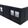 Bürocontainer-Villex-Mega-Cube-Short-Doppio-Fenster-Nero-2.0-10 Bürocontainer Villex Mega Cube Short Doppio Fenster Nero 2.0