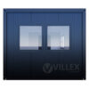 Bürocontainer-Villex-Mega-Cube-Short-Doppio-Fenster-Nero-2.0-4 Bürocontainer Villex Mega Cube Short Doppio Fenster Nero 2.0