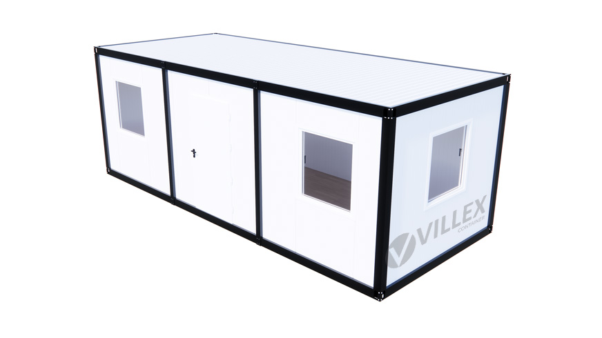 Bürocontainer-Villex-Mega-Plus-Cube-Blanc-4.0-10 Bürocontainer Villex Mega Plus Cube Blanc 4.0