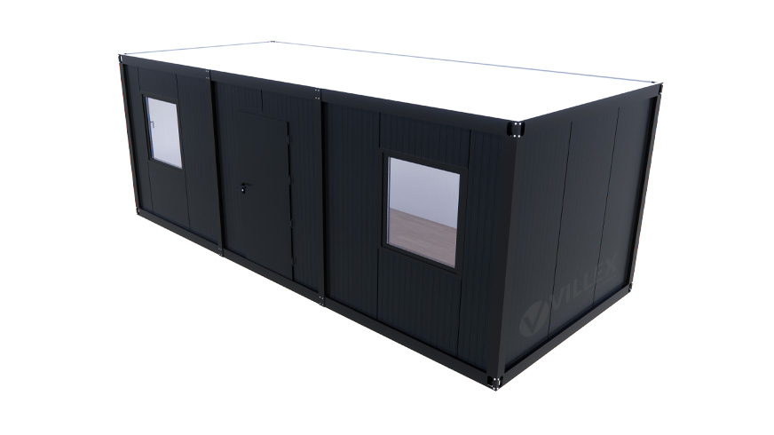 Bürocontainer-Villex-Mega-Plus-Cube-Nero-1.0-10 Bürocontainer Villex Mega Plus Cube Nero 1.0