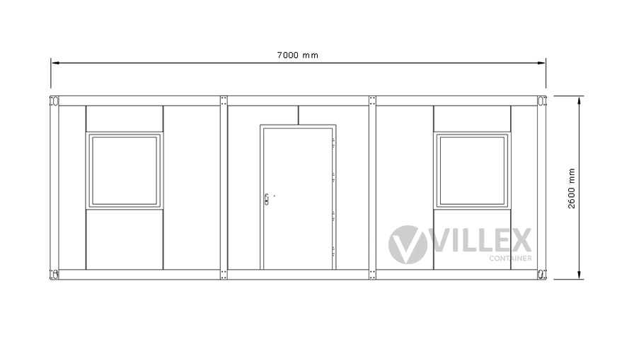 Bürocontainer-Villex-Mega-Plus-Cube-Nero-1.0-9 Bürocontainer Villex Mega Plus Cube Nero 1.0
