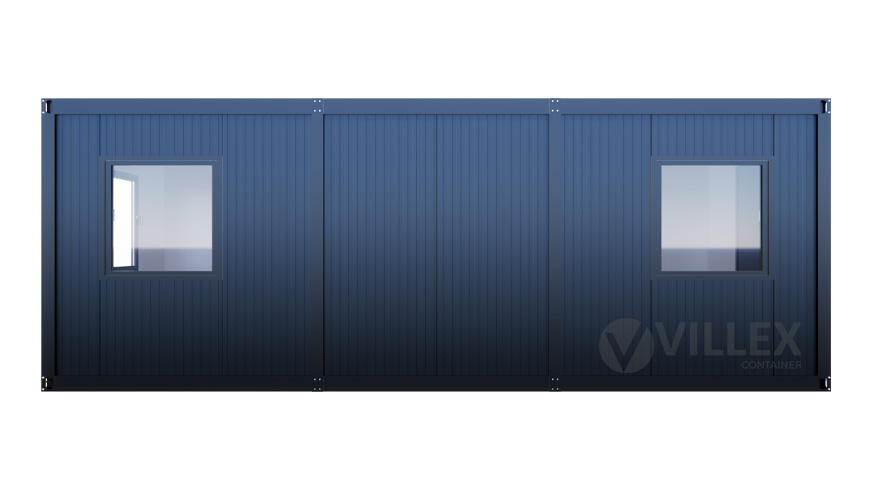 Bürocontainer Villex Mega Plus Cube Nero 2.0