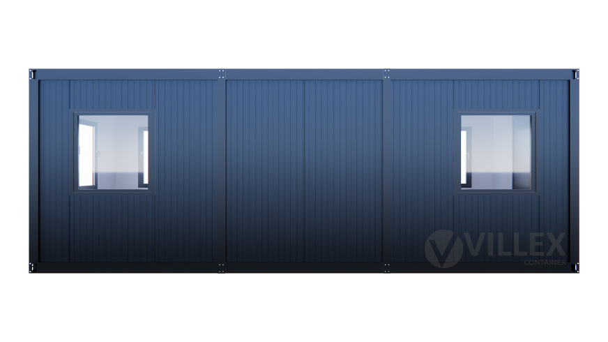 Bürocontainer Villex Mega Plus Cube Nero 3.0