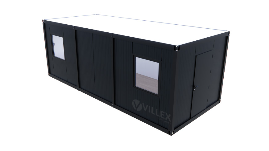 Bürocontainer-Villex-Mega-Plus-Cube-Nero-3.0-10 Bürocontainer Villex Mega Plus Cube Nero 3.0