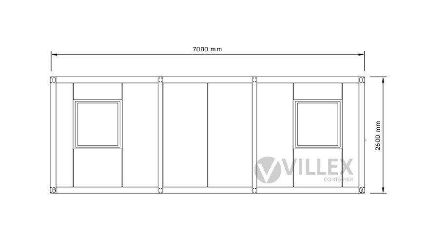 Bürocontainer-Villex-Mega-Plus-Cube-Nero-3.0-9 Bürocontainer Villex Mega Plus Cube Nero 3.0