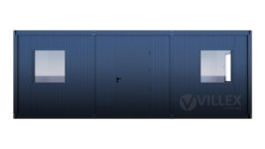 Bürocontainer Villex Mega Plus Cube Nero 4.0