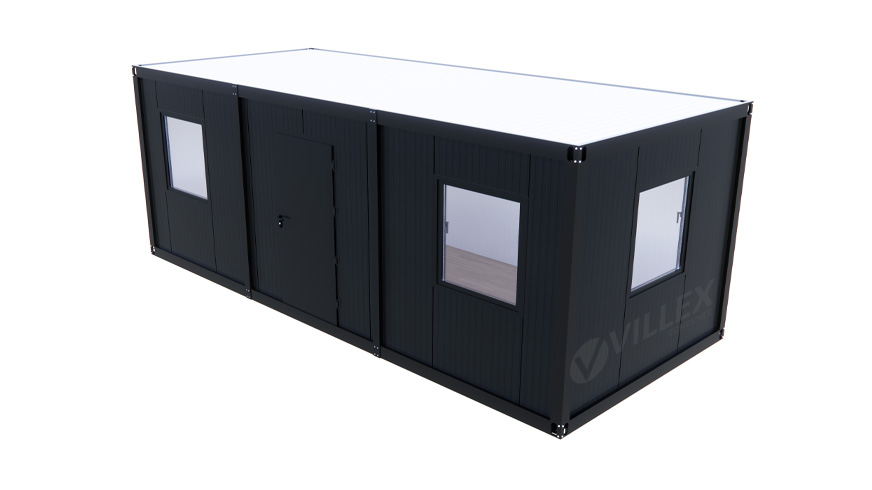 Bürocontainer-Villex-Mega-Plus-Cube-Nero-4.0-10 Bürocontainer Villex Mega Plus Cube Nero 4.0