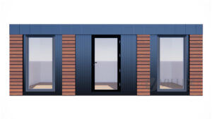 Bürocontainer Villex Mega Wood Pavillon 1.0