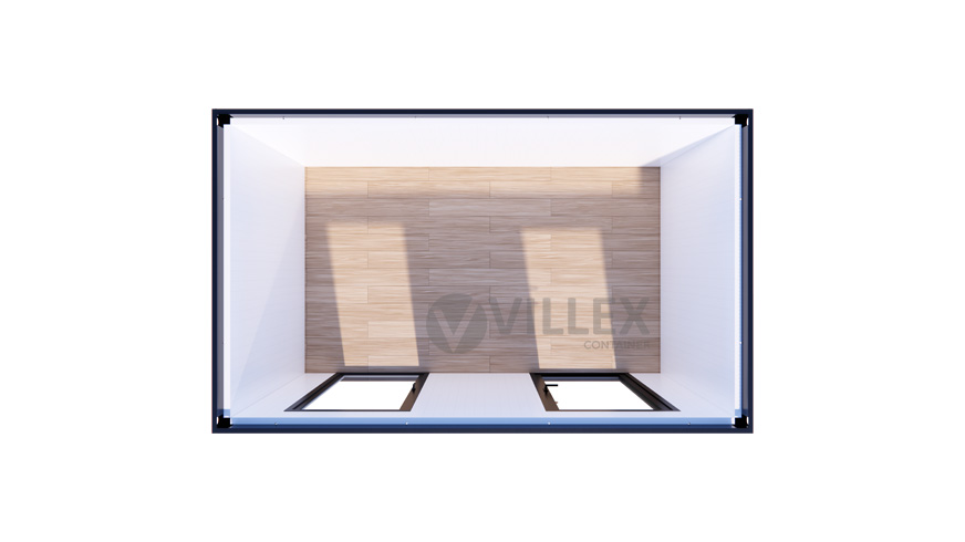 Bürocontainer Villex Mini Cube Vertikal Nero 1.0