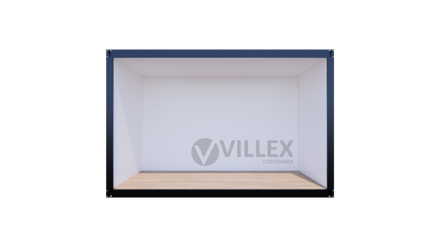 Bürocontainer Villex Mini Cube Vertikal Nero 1.0