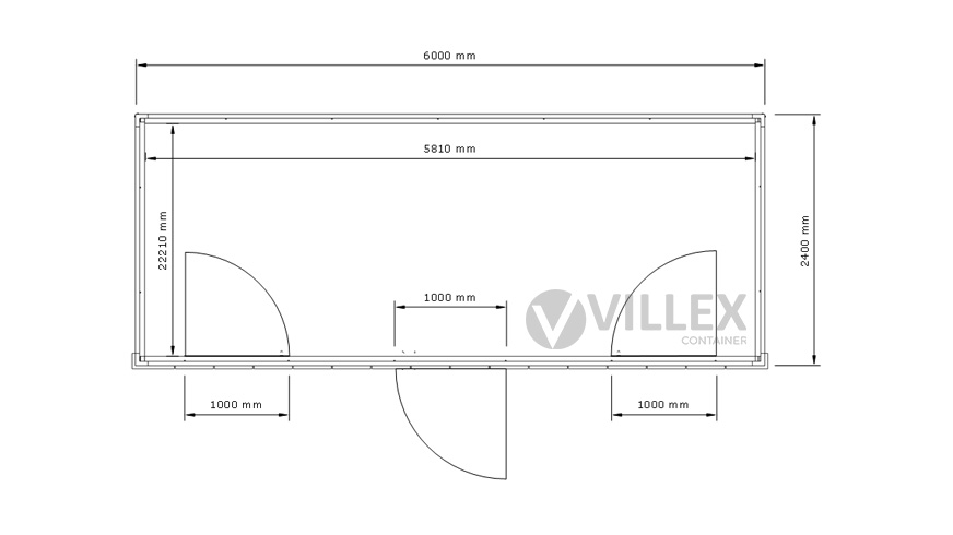 Bürocontainer-Villex-Standard-Block-Line-Black-1.0-8 Bürocontainer Villex Standard Block-Line Black 1.0