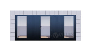 Bürocontainer Villex Standard Block-Line Grey 1.0