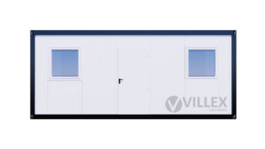 Bürocontainer Villex Standard Cube Blanc 1.0