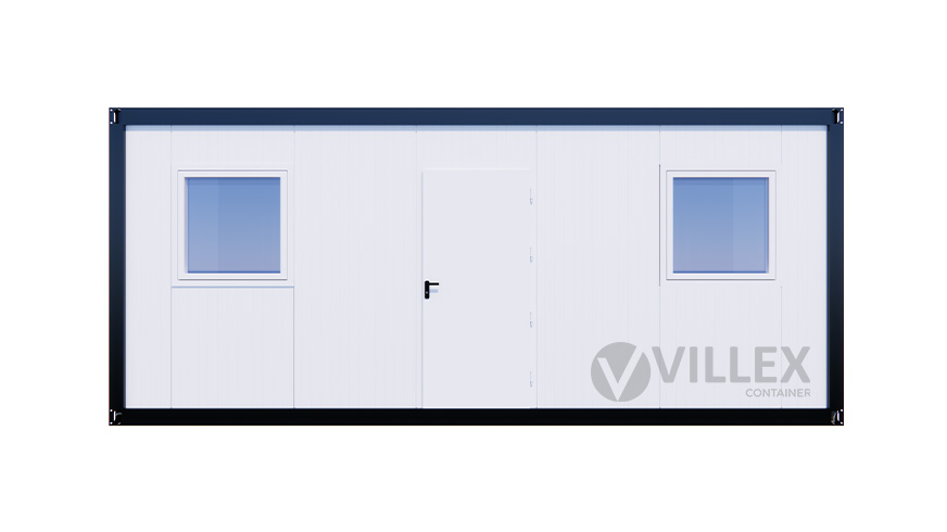 Bürocontainer Villex Standard Cube Blanc 1.0