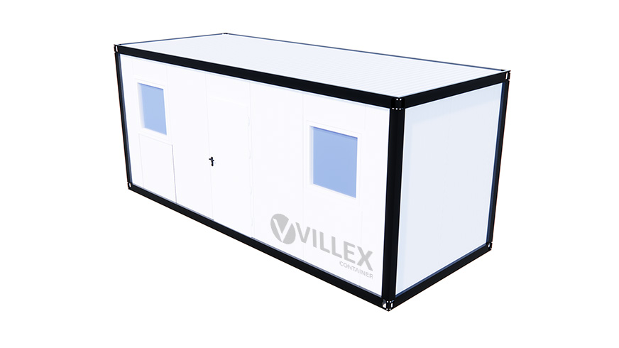 Bürocontainer Villex Standard Cube Blanc 1.0