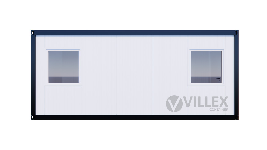 Bürocontainer Villex Standard Cube Blanc 2.0