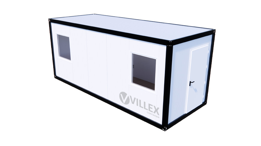 Bürocontainer Villex Standard Cube Blanc 2.0