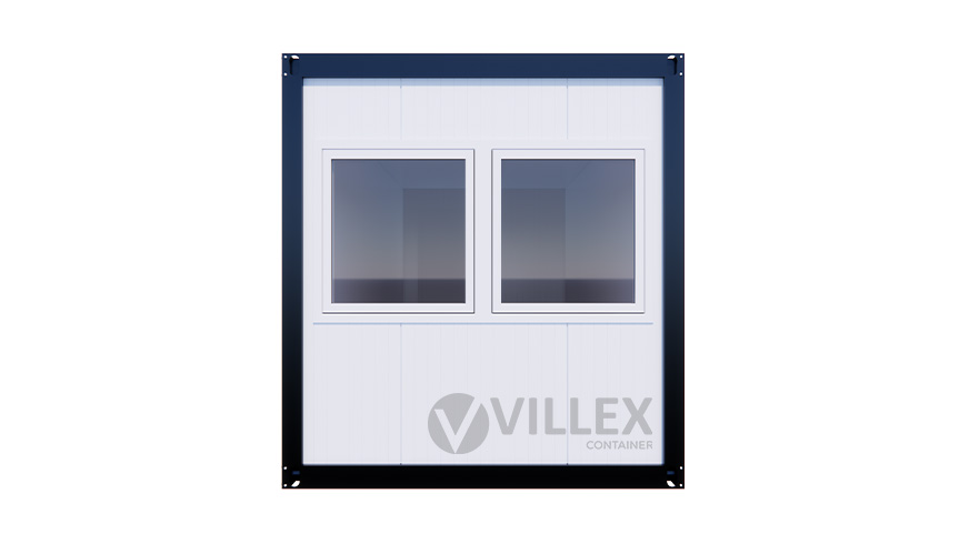 Bürocontainer Villex Standard Cube Blanc 3.0