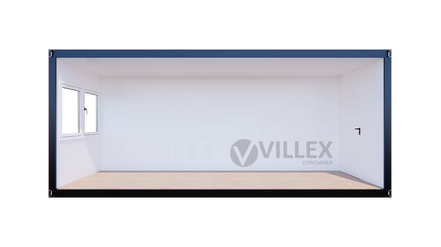 Bürocontainer Villex Standard Cube Blanc 3.0