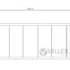 Bürocontainer Villex Standard Cube Blanc 3.0