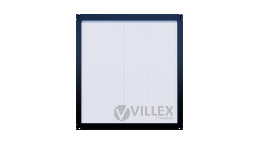 Bürocontainer Villex Standard Cube Long Doppio Blanc 1.0