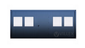 Bürocontainer Villex Standard Cube Long Doppio Nero 1.0