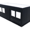 Bürocontainer Villex Standard Cube Long Doppio Nero 1.0