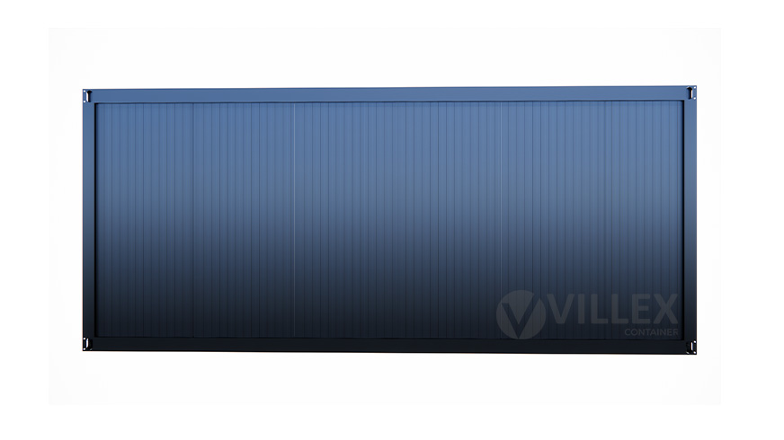 Bürocontainer Villex Standard Cube Long Doppio Nero 1.0
