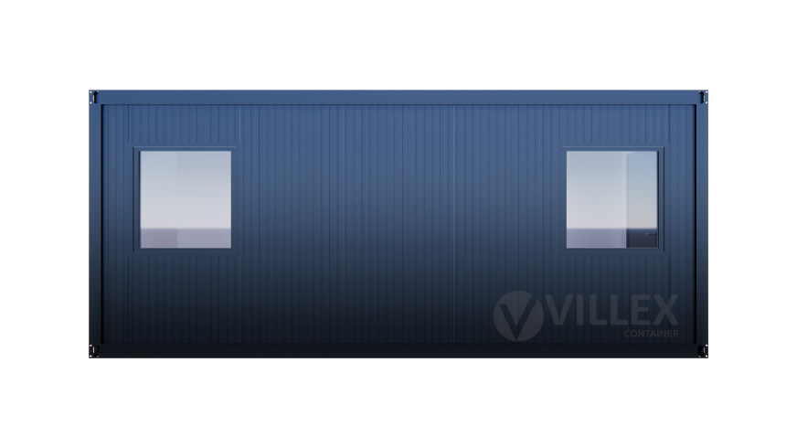 Bürocontainer Villex Standard Cube Nero 2.0