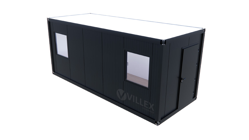 Bürocontainer Villex Standard Cube Nero 2.0