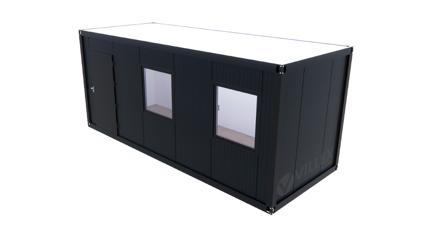 Bürocontainer Villex Standard Cube Nero 4.0