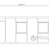 Bürocontainer Villex Standard Cube Nero 4.0