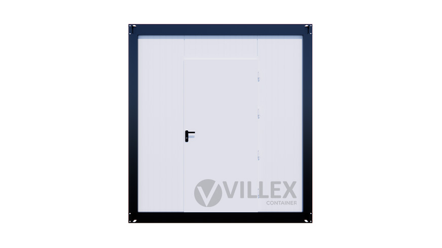 Bürocontainer-Villex-Standard-Cube-Short-Doppio-Blanc-1.0-2 Bürocontainer Villex Standard Cube Short Doppio Blanc 1.0