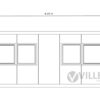 Bürocontainer-Villex-Standard-Cube-Short-Doppio-Blanc-1.0-9 Bürocontainer Villex Standard Cube Short Doppio Blanc 1.0