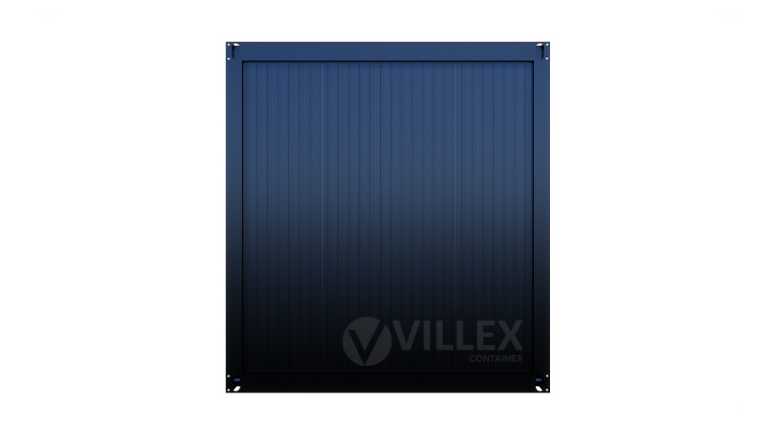 Bürocontainer Villex Standard Cube Short Doppio Nero 1.0