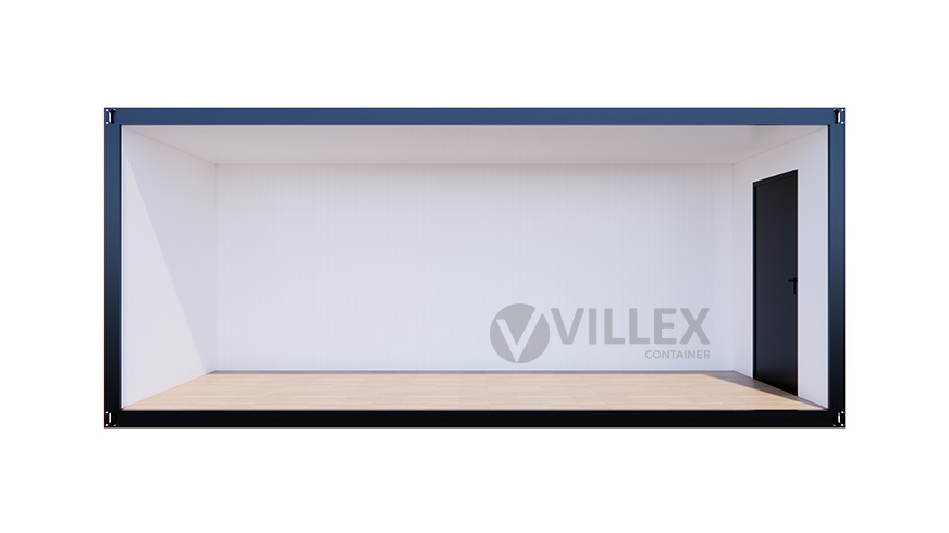 Bürocontainer Villex Standard Cube Short Doppio Nero 1.0