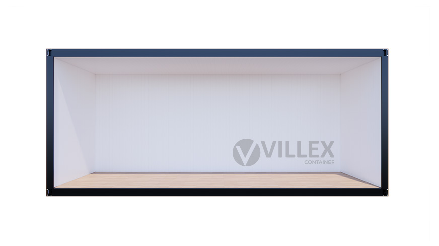 Bürocontainer Villex Standard Cube Vertikal Nero 1.0