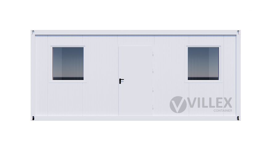 Bürocontainer Villex Standard Cube White 1.0