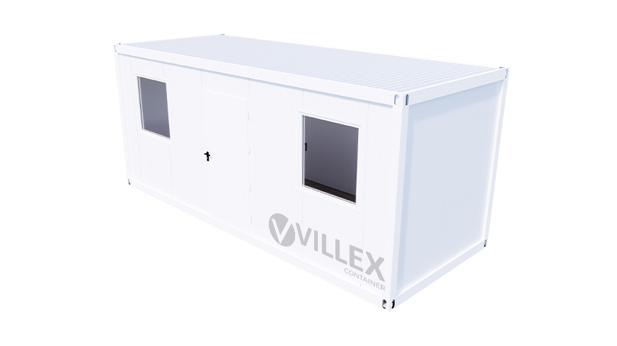Bürocontainer Villex Standard Cube White 1.0