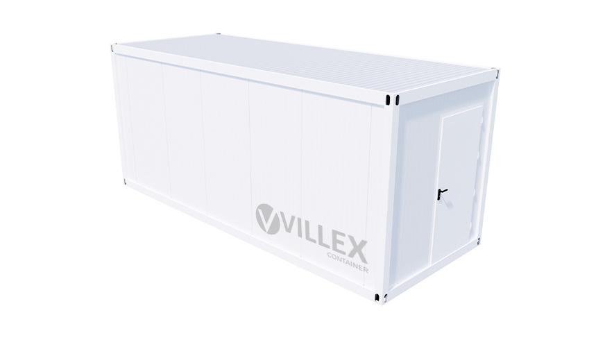 Bürocontainer Villex Standard Cube White 2.0